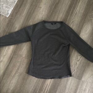 BOGO Huk Gray Fitted Raglan Sweatshirt